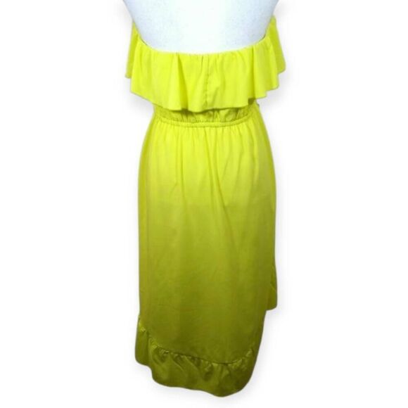 HEART SOUL HIGHLIGHTER YELLOW DRESS SZ.L EUC. - Picture 4 of 6